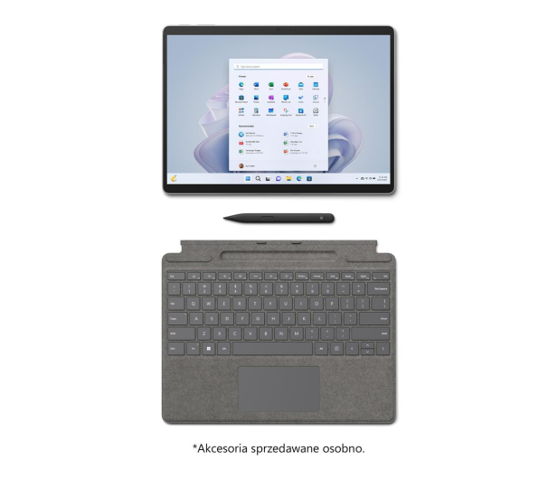 Microsoft Surface Pro 9 i5/8GB/256GB/Win11 (Platynowy) - 1081280 - zdjęcie 9